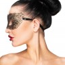 Золотистая карнавальная маска "Альтаир"